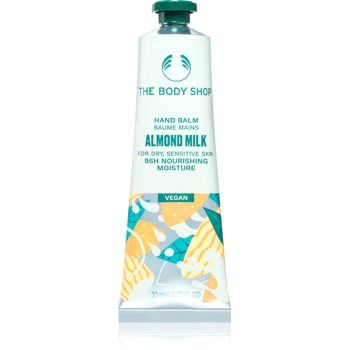 The Body Shop Almond Hand Balm Vegan crema de maini cu lapte de migdale