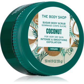 The Body Shop Coconut Body Scrub Vegan exfoliant pentru corp cu cocos