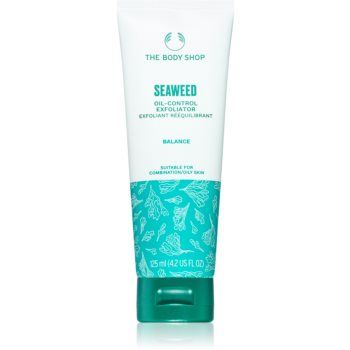 The Body Shop Seaweed Oil-Control Exfoliator gel exfoliant delicat cu efect exfoliant