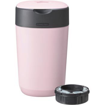 Tommee Tippee Twist & Click Pink coș pentru scutece + casetă de rezervă ieftin
