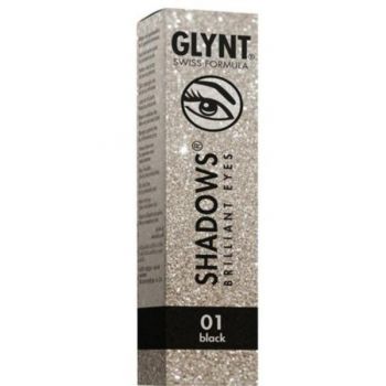 Vopsea pentru gene si sprancene Briliant Eyes Glynt, 01 Negru, 15 ml