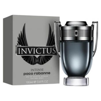 Apa de toaleta pentru Barbati Paco Rabanne, Invictus Intense, 100 ml