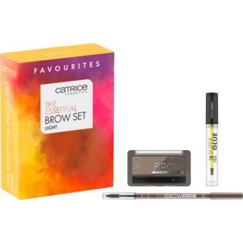 Catrice The Essential Brow set pentru sprancene Light culoare ieftin