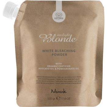 Decolorant Par Nook Service Color White Bleaching Powder Dust-Free 500g de firma original