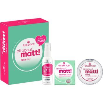 Essence All About Matt! set cadou (pentru un aspect mat)