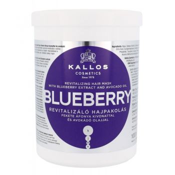 Masca de Par Kallos Blueberry Revitalizing 1000 ml ieftina