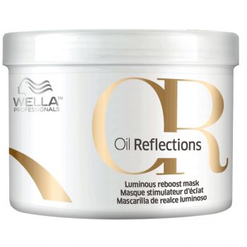 Masca Nutritiva pentru Par Neted si Lucios Wella Oil Reflections Luminous Reboost 500 ml la reducere