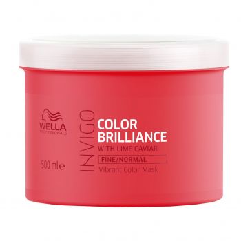 Masca pentru Par Vopsit, Fin sau Normal Wella Invigo Color Brilliance Masca Fine/Normal 500 ml de firma originala