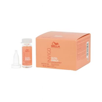 Ser pentru Hranire si Hidratare Profunda pentru Par Wella Invigo Nutri-Enrich Serum 8 x 10 ml