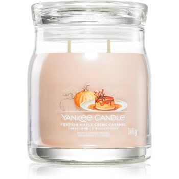 Yankee Candle Pumpkin Maple Crème Caramel lumânare parfumată Signature ieftin