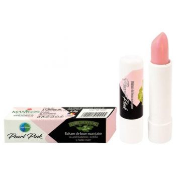 Balsam de Buze Nuantator Pearl Pink Verde de Nature, Manicos, 4,8 g la reducere