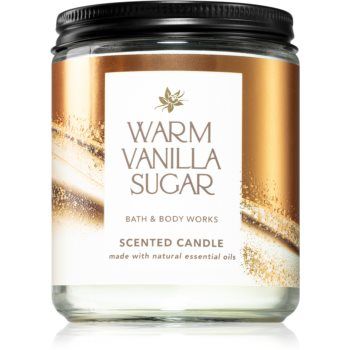 Bath & Body Works Warm Vanilla Sugar lumânare parfumată