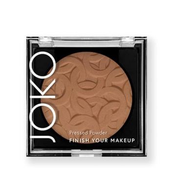 Pudra compacta - Joko Finish Your Make-Up, nuanta 15 Tanned Brown, 8 g