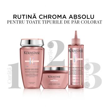 Set Cadou Trio 2022 Kerastase Chroma Absolu (Sampon 250 ml + Masca 200 ml + Fluid 210 ml) la reducere