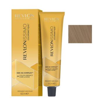 Vopsea Permanenta - Revlon Professional Revlonissimo Colorsmetique Ker-Ha Complex Permanent Hair Color, nuanta 7.31 Medium Golden Ash Blonde, 60 ml de firma originala