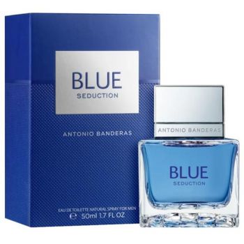 Apa de Toaleta Antonio Banderas Blue Seduction, Barbati, 50 ml ieftina