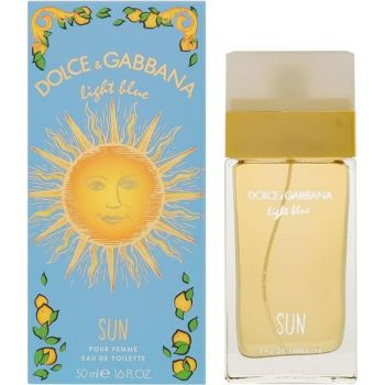 Apa de Toaleta Dolce & Gabbana Light Blue Sun pour Femme, Femei, 50 ml la reducere