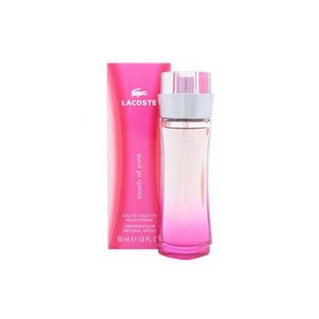 Apa de Toaleta Touch of Pink Lacoste, Femei, 50 ml la reducere