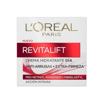 Crema Faciala de Zi pentru Combaterea Ridurilor - L'Oreal Paris Revitalift Crema Hidratante Dia Anti-Arrugas + Extra Firmeza, 50 ml