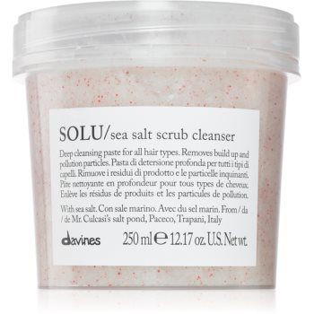 Davines Essential Haircare SOLU Sea Salt Scrub Cleanser exfoliant de curățare pentru toate tipurile de păr Davines Essential Haircare SOLU Sea Salt Scrub Cleanser exfoliant de curățare pentru toate tipurile de păr