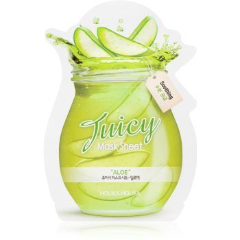 Holika Holika Juicy Mask Sheet Aloe mască textilă calmantă