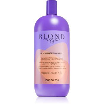 Inebrya BLONDesse No-Orange Shampoo sampon hranitor neutralizarea subtonurilor de alamă ieftin