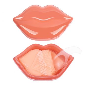 Masca pentru buze Ushas Peach Lip Mask, 22 buc la reducere