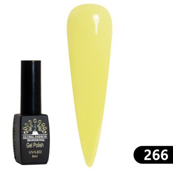 Oja Semipermanenta Global Fashion Black Elite 8 ml, 266