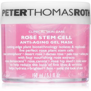 Peter Thomas Roth Rose Stem Cell Anti-Aging Gel Mask masca hidratanta cu textura de gel