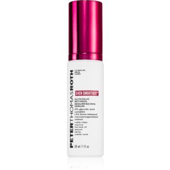 Peter Thomas Roth Even Smoother Glycolic Retinol Resurfacing Serum ser intensiv cu efect de netezire