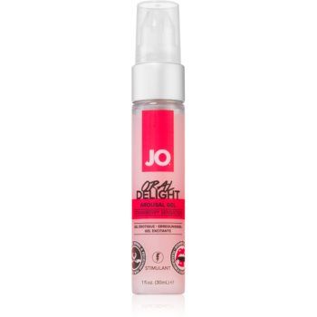 System JO ORAL DELIGHT AROUSAL STRAWBERRY gel stimulant