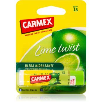 Carmex Lime Twist balsam pentru buze cu efect hidratant SPF 15 ieftin