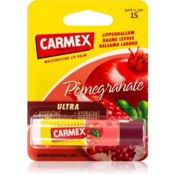 Carmex Pomegranate balsam pentru buze cu efect hidratant SPF 15 ieftin