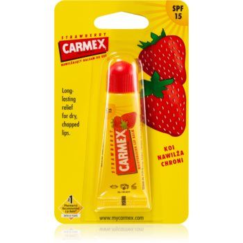 Carmex Strawberry balsam de buze într-un tub SPF 15 ieftin