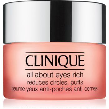 Clinique All About Eyes™ Rich crema de ochi hidratanta împotriva ridurilor și a cearcănelor întunecate