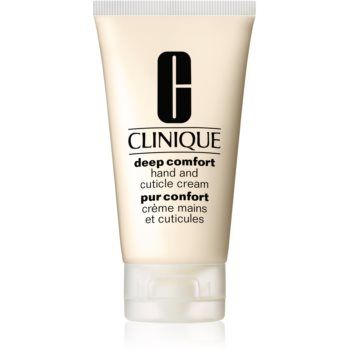 Clinique Deep Comfort™ Hand and Cuticle Cream crema puternic hidratanta pe maini, unghii si cuticule de firma originala