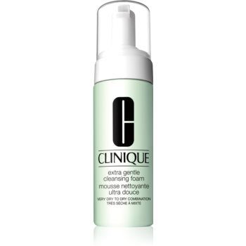 Clinique Extra Gentle Cleansing Foam demachiant spumant delicat uscata si foarte uscata