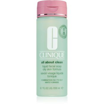 Clinique Liquid Facial Soap Oily Skin Formula săpun lichid pentru ten gras și mixt