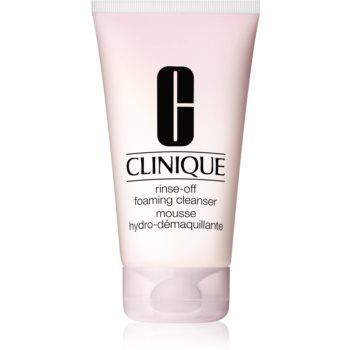 Clinique Rinse-Off Foaming Cleanser spuma de curatat pentru ten gras și mixt