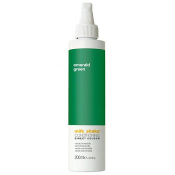Balsam Nuantator cu Pigment Intens - Milk Shake Conditioning Direct Colour Emerald Green, 100 ml la reducere