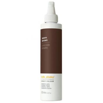 Balsam Nuantator cu Pigment Intens - Milk Shake Conditioning Direct Colour Warm Brown, 100 ml la reducere
