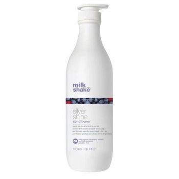 Balsam pentru Par Blond, Gri sau Alb - Milk Shake Silver Shine Conditioner, 1000 ml la reducere