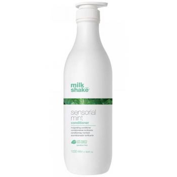 Balsam Revigorant cu Menta pentru Toate Tipurile de Par - Milk Shake Sensorial Mint, 1000 ml de firma original