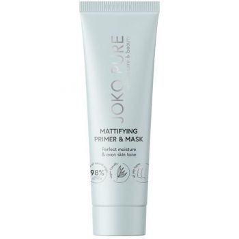 Baza de Machiaj si Masca de Fata 2 in 1 - Joko Pure Holistic Care & Beauty Mattifying Primer & Mask, 30 ml