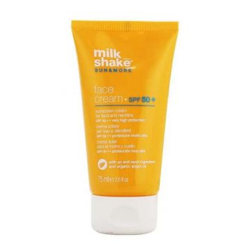 Crema cu Protectie Solara pentru Fata - Milk Shake Sun&More SPF Face Cream 50+, 75 ml la reducere