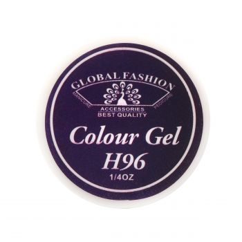 Gel Color Unghii, Vopsea de Arta Global Fashion, Seria Noble Purple H96, 5g ieftin