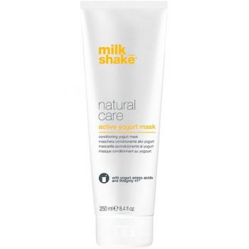 Masca - Balsam pentru Par Normal, Vopsit sau Uscat - Milk Shake Natural Care Active Yogurt Mask, 250 ml la reducere