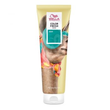 Masca de Par Wella Color Fresh Create Menta 150 ml de firma originala