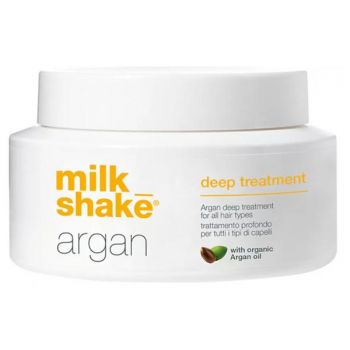 Masca Tratament cu Ulei de Argan pentru Toate Tipurile de Par - Milk Shake Argan Deep Treatment, 200 ml
