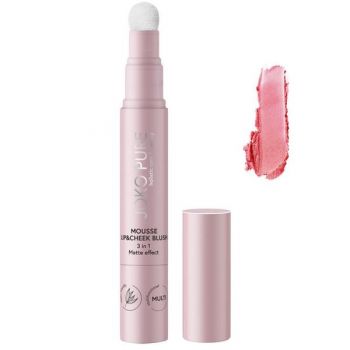 Mouse de Buze si Obraz - Joko Pure Holistic Care & Beauty Lip & Cheek Blush 3 in 1 Matte Effect, nuanta 02, 1 buc